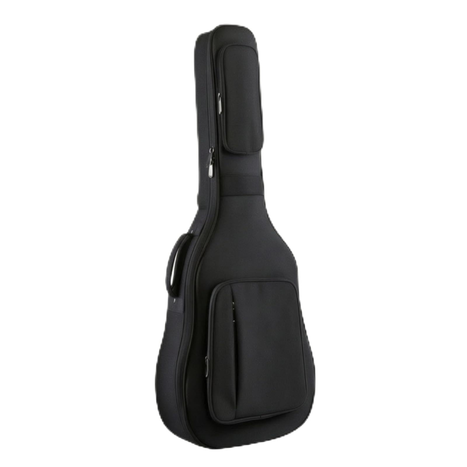 Funda Guitarra con Acolchado 28 Mm Impermeable Funda Guitarra con Correas Mochila Proctora para Músicos, Viajes, Almacenamiento, Negro