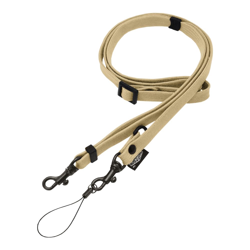 2-Way Adjustable Neck Strap, Natural Webbing