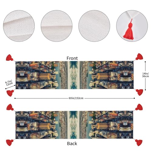 Chemin de table New York lin pour protéger et embellir votre table - 5