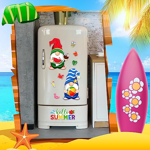 Set de 9 Imanes Decorativos de Gnomo para Verano miniatura 6