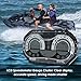 278002270 Upgrade LCD Speedometer Gauge Cluster Fit for SeaDoo GTX RXP RXT Wake, Replace OE 278002328 278002326 278002319 278002317 278002144, with Chrome Bezel