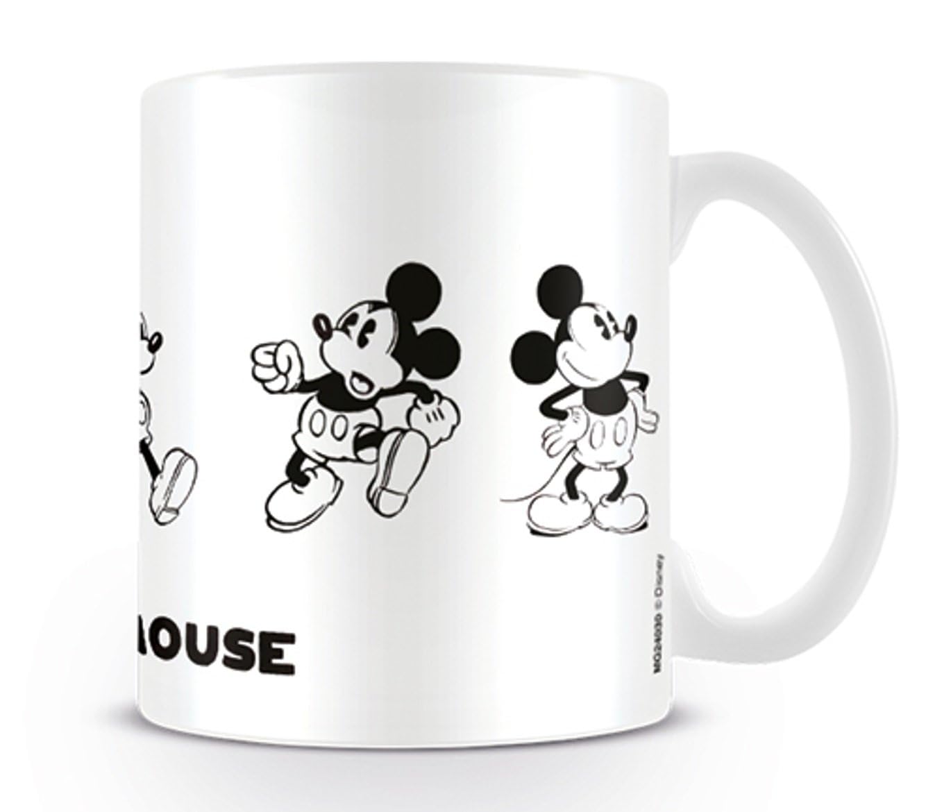 Mickey Mouse Multi-Colour Pyramid Mg24030 Mug, Porcelain,