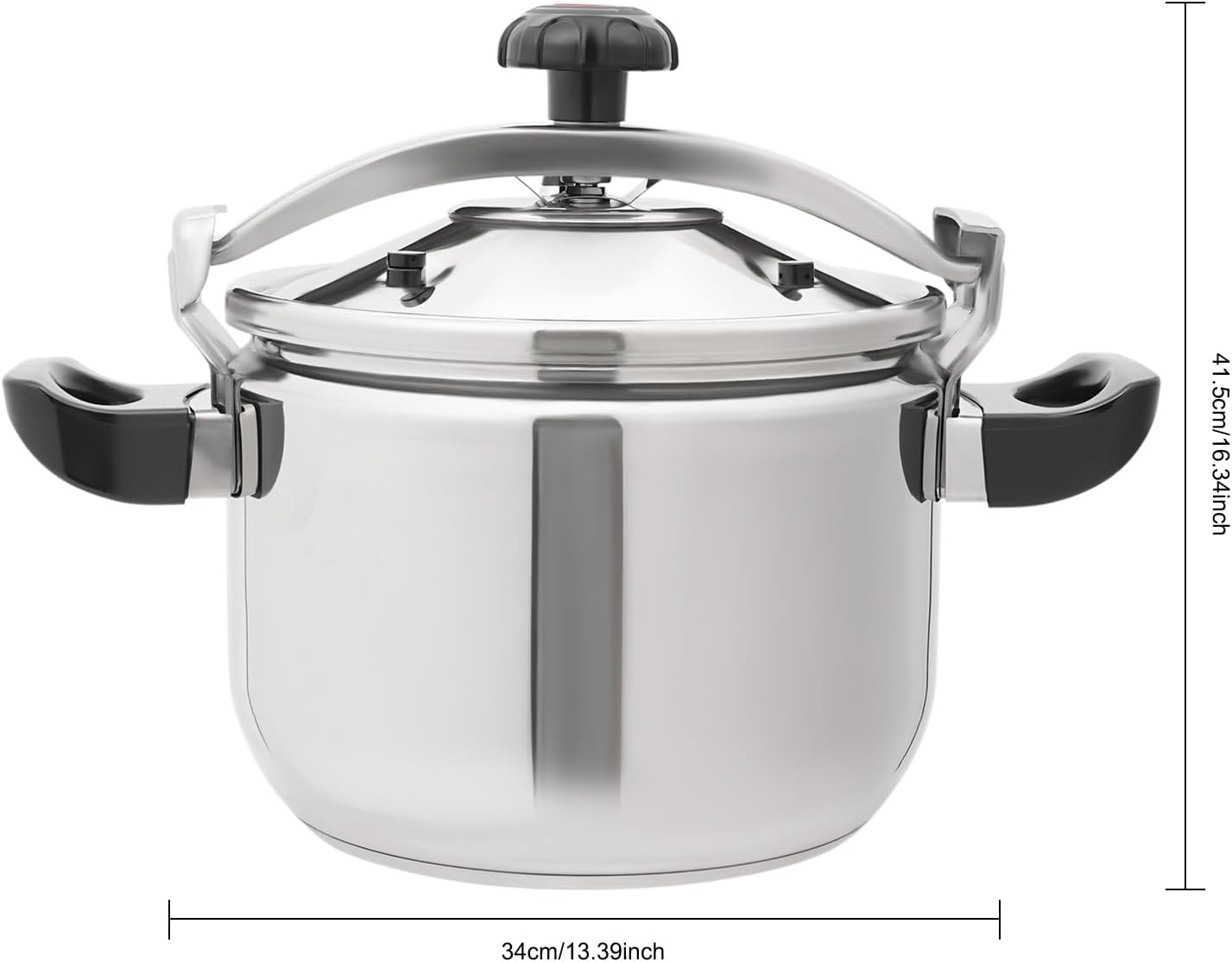 Pressure Cooker, 23.25Qt Stainless Steel Pressure Pot, 60Kpa High-Pressure Pressure Stewing Canner Quick Cooking Explosion-Proof Cookware for All Stoves Induction Gas Electric (22L/23.25 Qt)