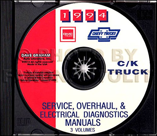 Cover of the 1994 Chevrolet Truck & Pickup Factory Repair Shop & Service Manual CD