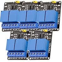 AZDelivery 5 x 2-Relais Modul 5V mit Optokoppler Low-Level-Trigger kompatibel mit Arduino inklusive E-Book!