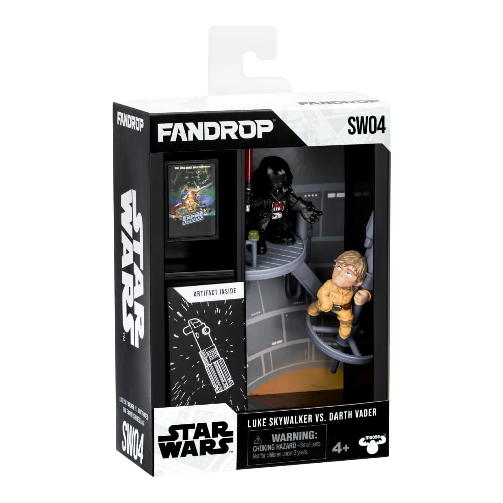 FANDROP SW04-Star Wars: The Empire Strikes Back Combines An Epic Diorama, Artifacts & Scene Marker Creating A Display To Enhance Any Star Wars Collection, 4 To Collect