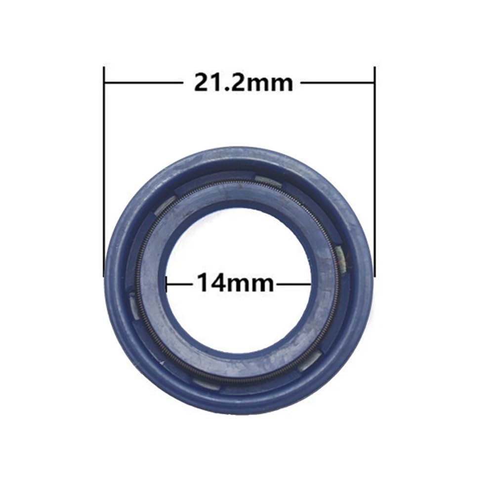 Juego de 6 retenes de Aceite de cigüeñal compatibles con motosierras 017, 018, 021, 023, 025, MS170, MS180, MS210, MS230, MS250, MS171 y MS211.