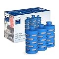 Philips Water GoZero Fitness Filters, Replacement Filter Cartridge, Activated Carbon Fiber Filter, for GoZero Active Bottle, (3 Counts), AWP287/37