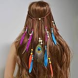plumas indias comprar Diseño único con atrapasueños, te ayuda a atraer a todos en la fiesta y te trae suerte.