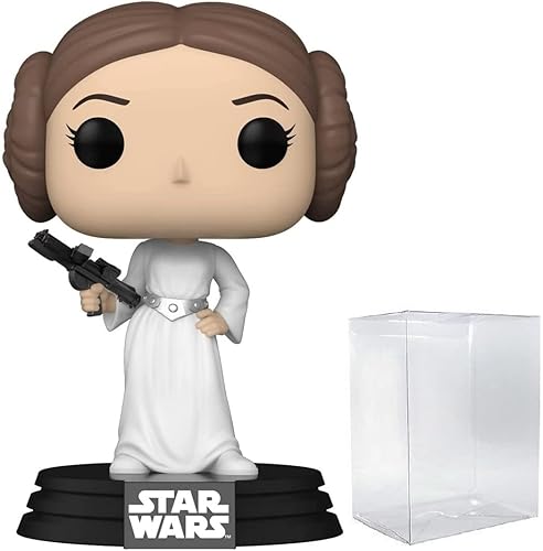 POP Star Wars: New Classics - Figura de vinilo de la princesa Leia Funko (con funda protectora de caja compatible), multicolor, 3.75 pulgadas