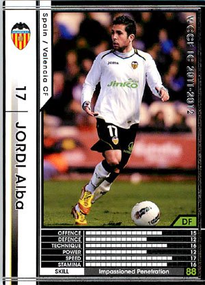 Amazon.co.jp: WCCF/11-12/バレンシア/黒/339/ジョルディ・アルバ