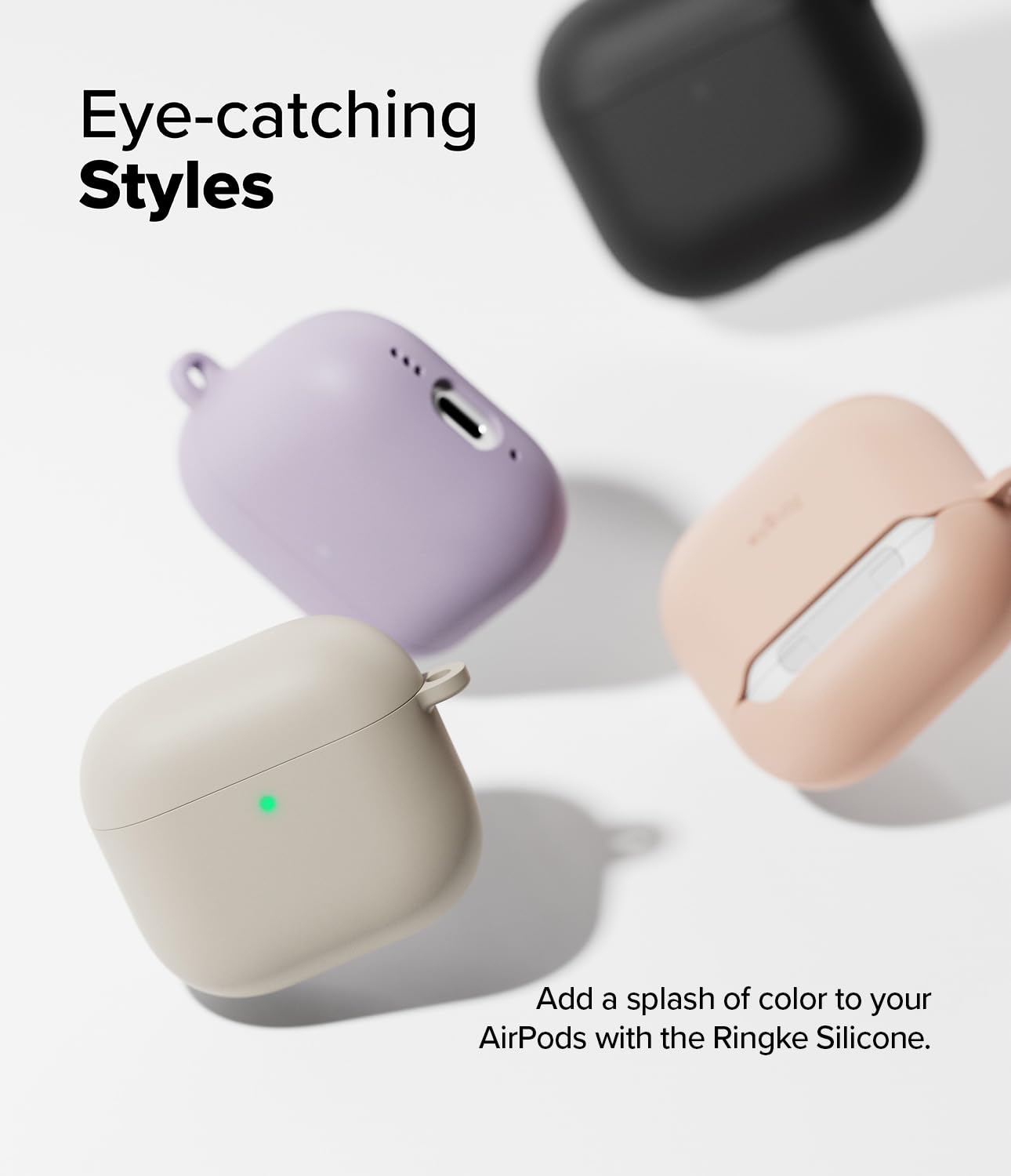 Ringke Silicone Compatible with AirPods 4 Case - Image 3