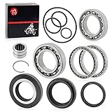 REAR DIFFERENTIAL BEARING & SEAL KIT For HONDA RANCHER 420 TRX 420 TRX420 TE TM FE FM FPE FPM 2WD 4WD 2007-2013