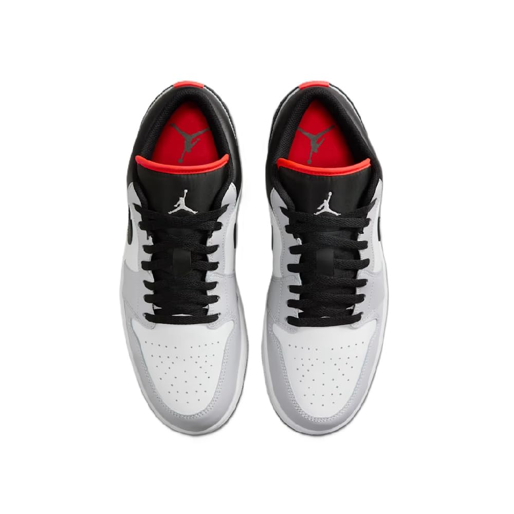 Air Jordan 1 Low Scarpe Uomo (Neutral Grey/Summit White/Infrared 23/Nero)
