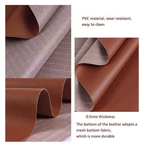 Tissu cuir simili cuir d'ameublement rouge à grain texturé pour finitions de luxe