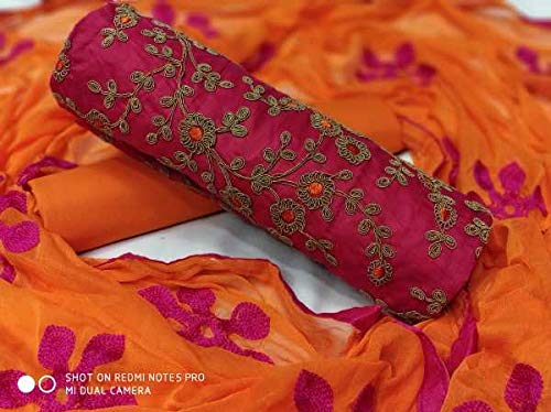 Buy Chanderi Silk Dress Material in 