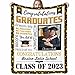 D-Story Personalized Name Picture Blanket Graduation, Graduation Gifts for Her Him Kids Sisters Friends Besties Daughter Son Grandson Granddaughter from Mom Dad Grandma Grandpa