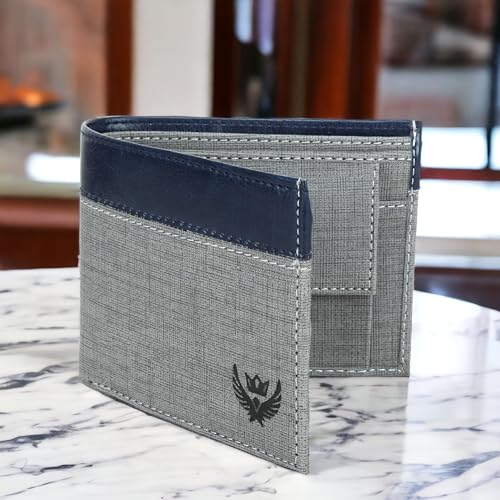 LORENZ fabric Casual Grey Wallet for Men|Wallet for Boys WL-15 4 51kGnBebXXL