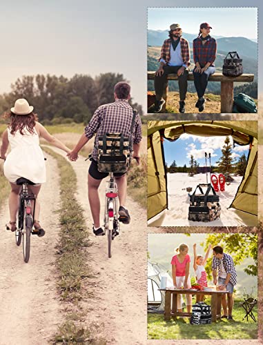 Joyhill Tactical Lunch Box For Men, Double Deck Expandable Insulated Lunch Bag, Large Durable Thermal And Cooler Bag For Adult, Modern Leakproof Bag For Adult Work, Camping, Picnic, Green Camo #TOP5