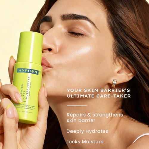 Image of Hyphen 2% Ceramide-Peptide Complex Barrier Repair Face Moisturizer- Normal to Dry Skin | Lightweight Gel Cream, Oil-Free Hydration for dry skin | Non-Comedogenic Non Sticky Cream for Women, Men