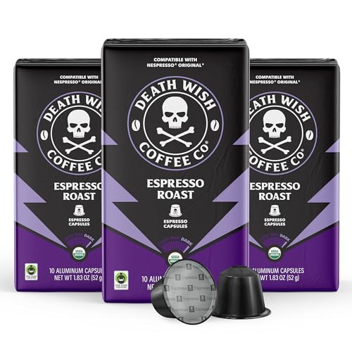 Death Wish Coffee Espresso Roast Capsules