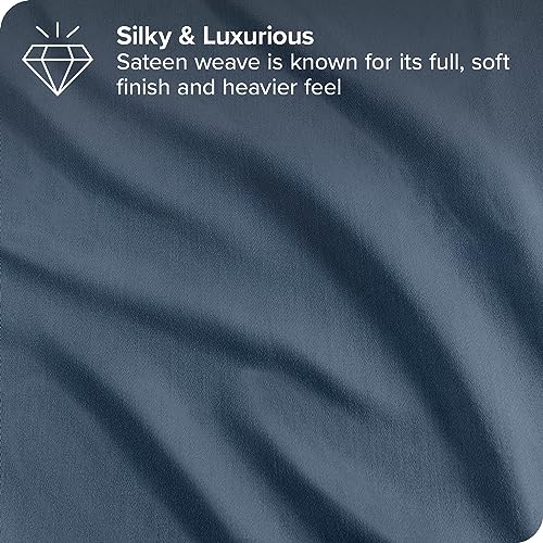 Bare Home Organic Pillowcase Set Standard Size Pack Of 2 Bering Sea - Image 4