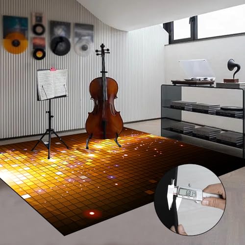 Tapis de batterie anti-glisse pour bloquer la grosse caisse sur le sol