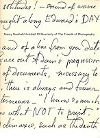 Nancy Newhall 1908/1974: Untitled 10, Quarterly of the Friends of Photography B001BHQK0U Book Cover