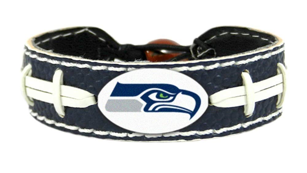 NFL Seattle Seahawks Football Bracelet, One Size, Navy
