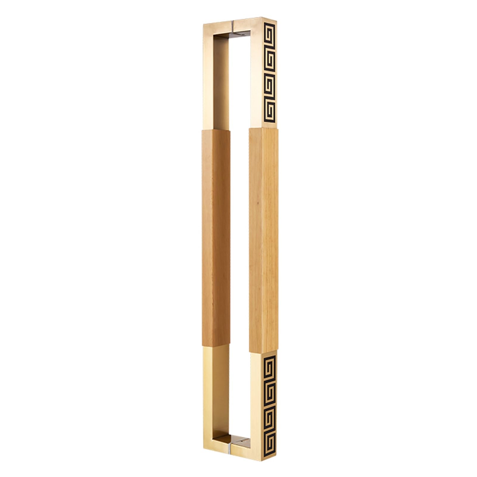 ZFUCMAYL Rectangle Glass Door Handles,Door Pull Rod,Stainless Steel Bar to Bar Door Handle for Indoor Barn Door Slding Glass Gate Swing Door Pull(Color 6,Pitch-1500mm)