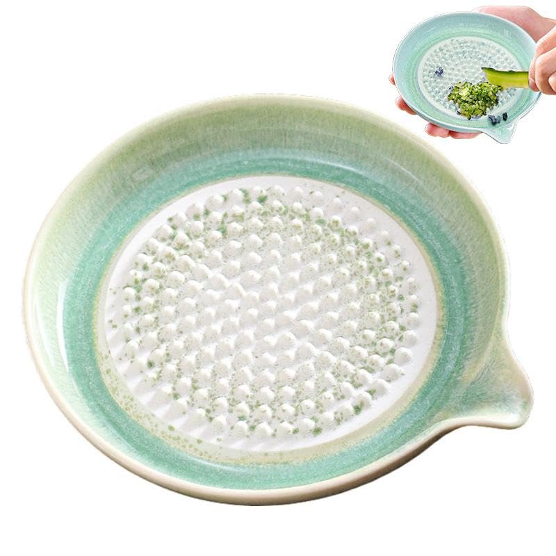  Garlic Grater Plate, Ceramic Food Grinder, Efficient Graters for Kitchen Use, for Grinding Wasabi, Ginger, Garlic, Cheese