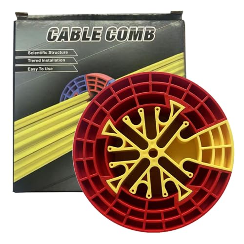 Herramientas de red de gestión de cables – Herramienta de gestión de cables, desenredador de cables eficiente, alineador de cables compacto | Gestión de cables de datos esencial y ordenado