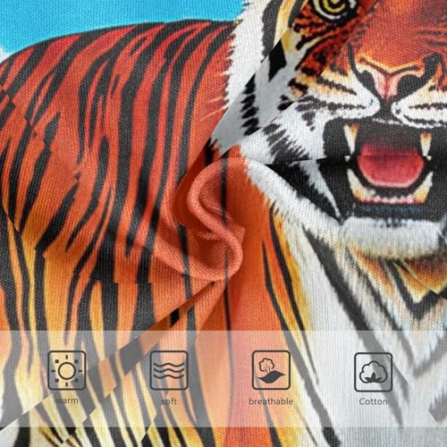 Pattern Girls Underwear Toddler 2t Cotton Panties for Girl Cool Tiger Blue Kids Briefs Undies3