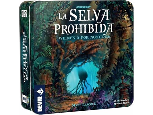 Devir - La Selva Prohibida, Juego de Mesa, Juego con Amigos, Juego Cooperativo, Juego de Mesa de Exploración (BGSELSP)