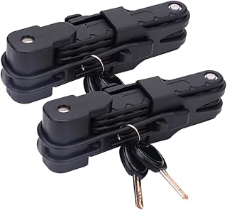 Toddmomy 2pcs Heavy Duty Bike Lock Bike Lock Combo Security Mountain Lock Hardened Steel Bike Lock Bike Cable Lock with Key Folding Bike Lock Combo Folding Bike Lock Combination Bicycle