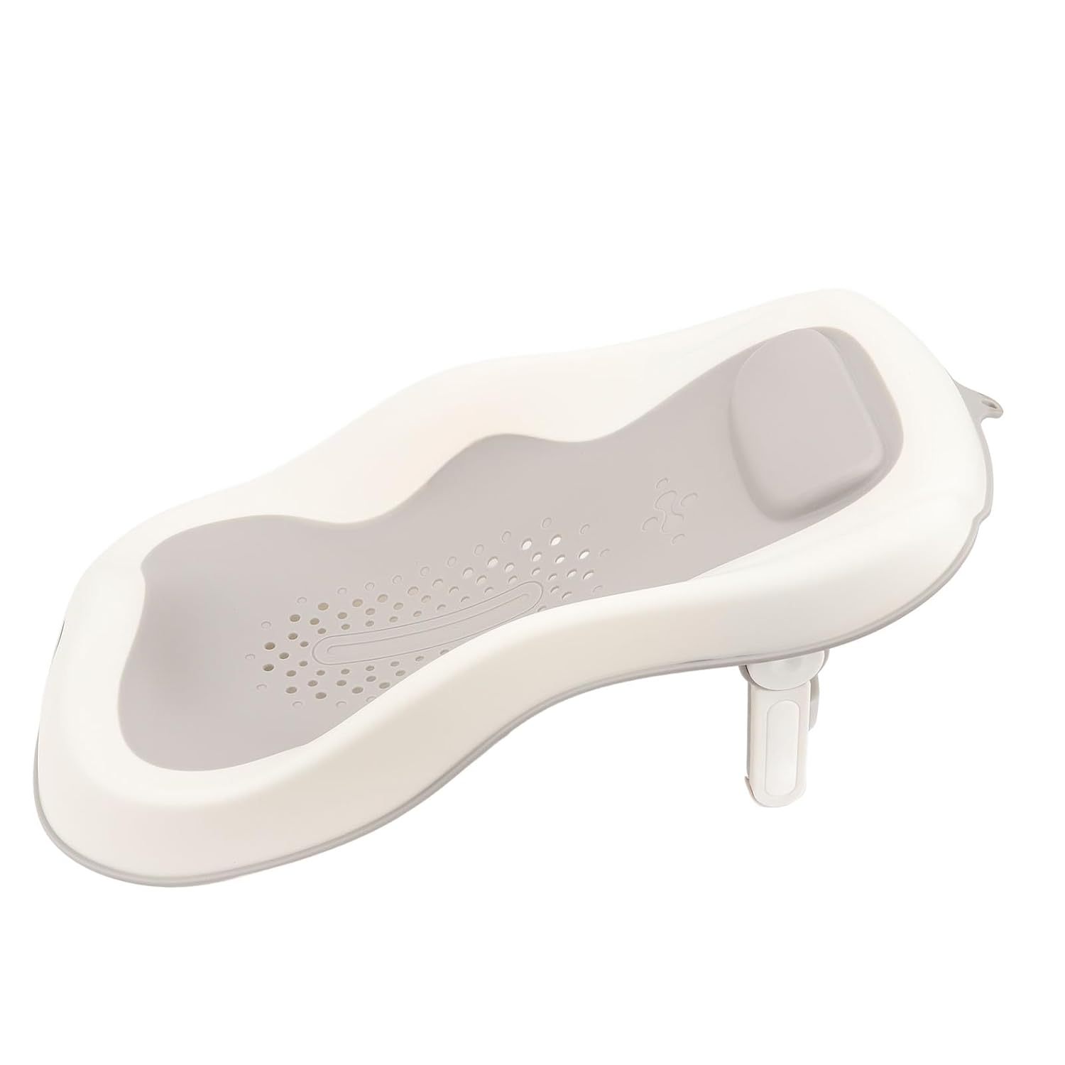 Semme Reclining Bath with Infant Bath Chair Slip Support for Safe Bathing TPE PP Construction Comfortable and Easy to