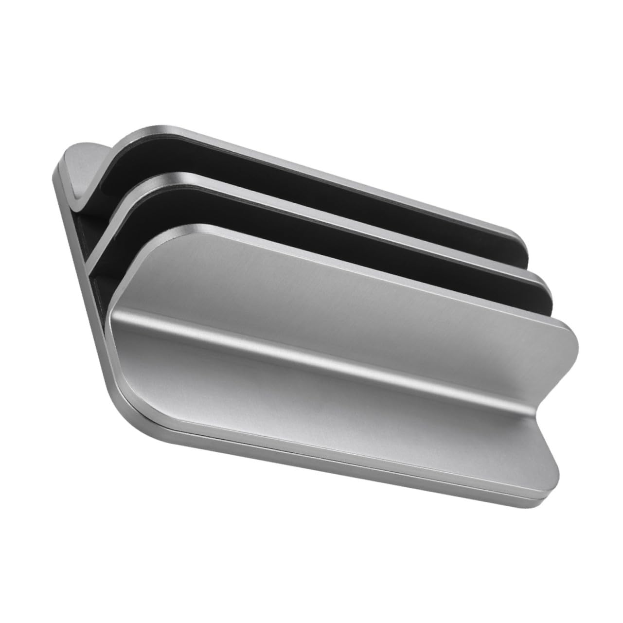 Soporte Vertical para Portátil Doble de Aluminio Soporte y Resistente para Laptop y Tablet Base Portátil Ligera y Práctica para Escritorio