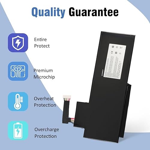 Miniatura 5 de ETESBAY BTY-L76 - Batería de repuesto para portátil MSI GS70 MS-1771 MS-1772 MS-1774 2QC-019XCN para Medion Erazer X7615 X7613 5400mAh