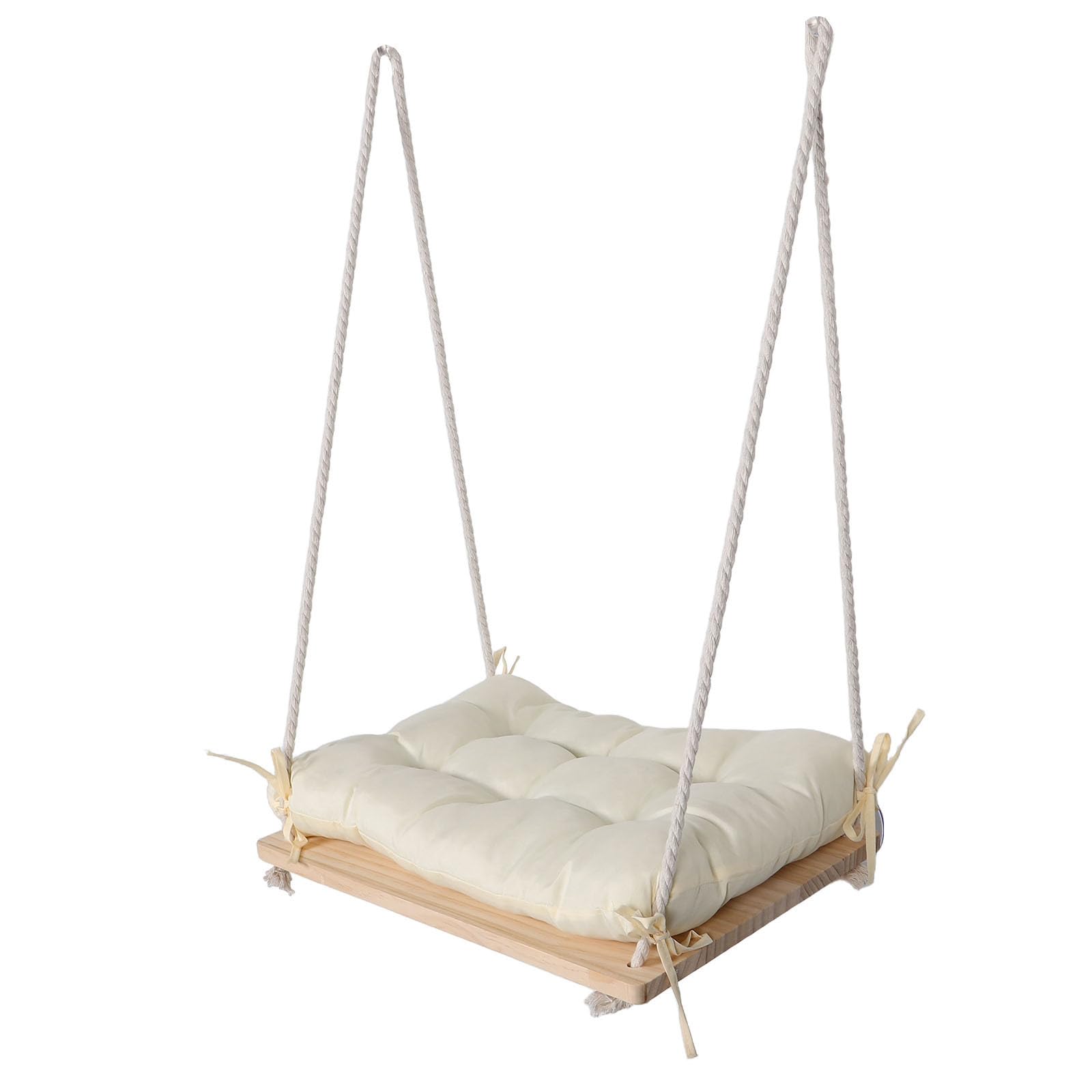 BESPORTBLE Amaca e Salvaspazio con Ventose Resistenti per Gatti da Finestra in Legno Design Regolabile Capacità 30 Lb per Balconi e Camere da Letto