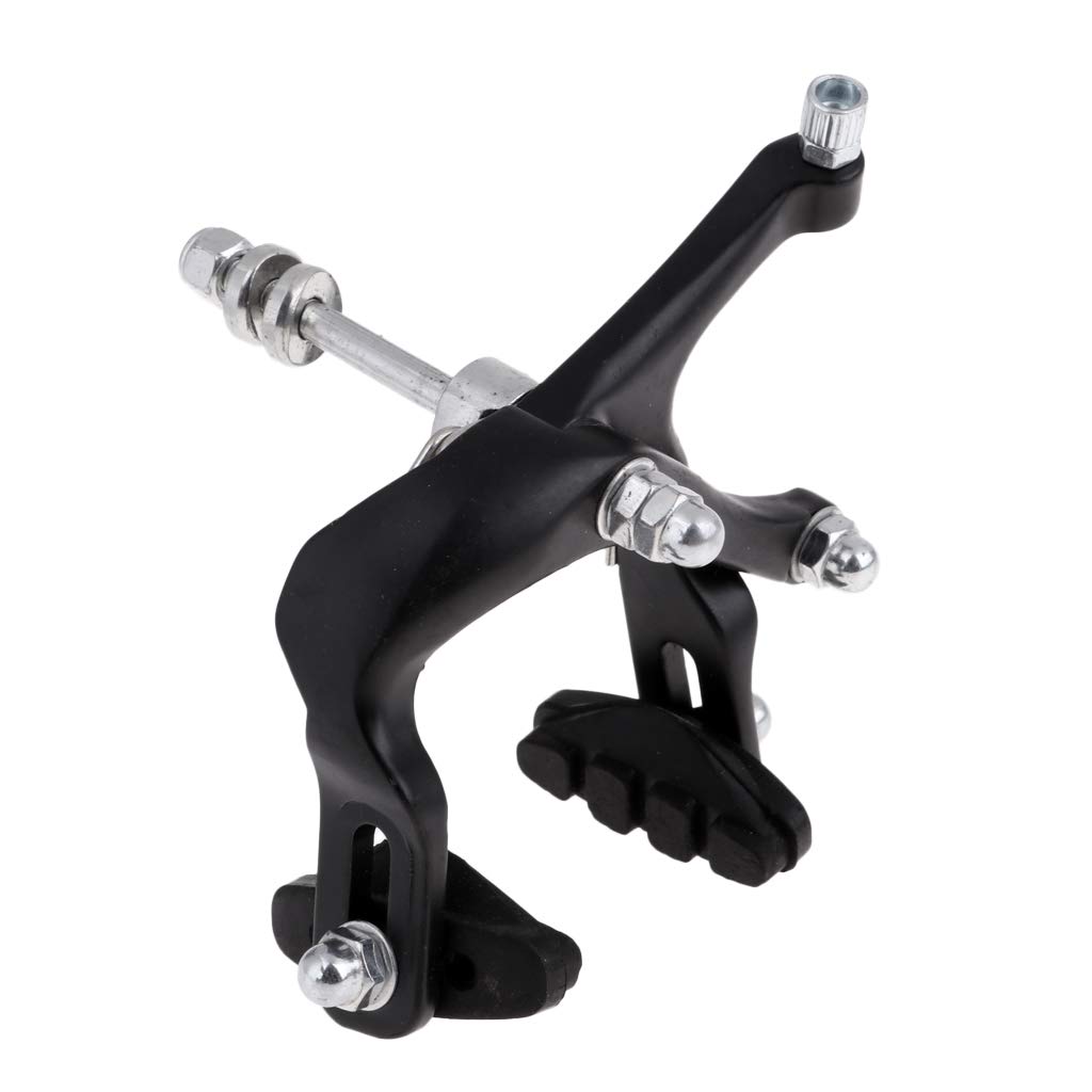 Bike Brakes Front Brake Caliper BMX Mountain Bike Lever Cable Housing, Black, Front