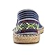 Alexis Leroy Druckmuster Slipper Herren Espadrilles Blau 43 EU / 9 UK