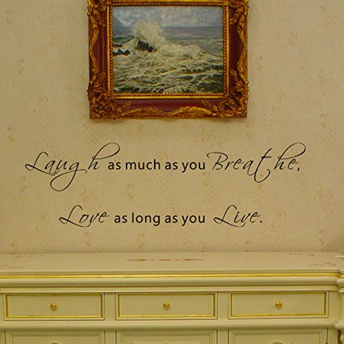 Pop Decors "Love as long as you live" Wall Stickers Amazon.in Home