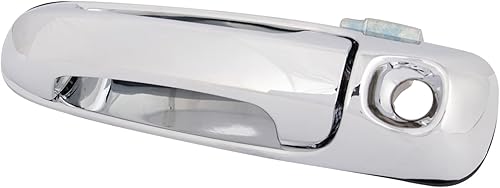 Miniatura 390 de TRQ Manija de la puerta exterior trasera izquierda del lado del conductor negra compatible con Honda Civic 2001-2005