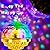 VAIPI 2 Pack Disco Ball Light Disco Ball Diffuser Colorful Rotating Magic Ball Lamp Bulb Rotating Stage Plug in Rotating Stage Lights with E27 Sockets LED DJ Strobe Lights 6W RGB Projector Effect Lamp