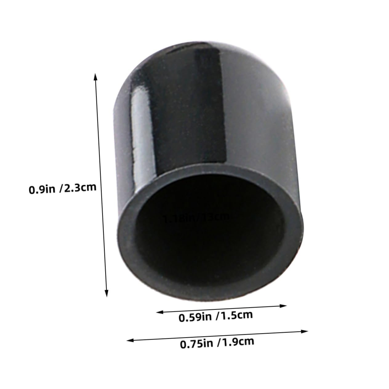 HANABASS Silicone Drumstick Tips for Mute Practice Lightweight Drum Dampeners for Enhanced Control for Home and Outdoor Use Skills with Durable Caps