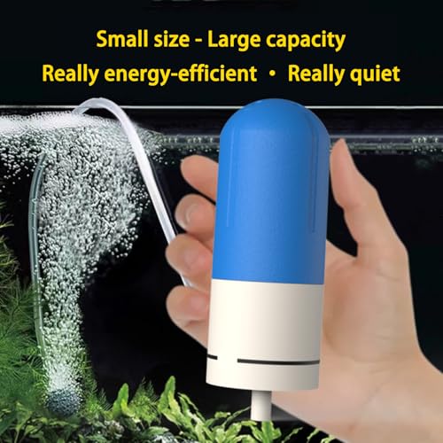 FHGSPQWM Aérateur d'aquarium efficace à piles étanche pour bassin de voyage et pompe étanche – vue 5