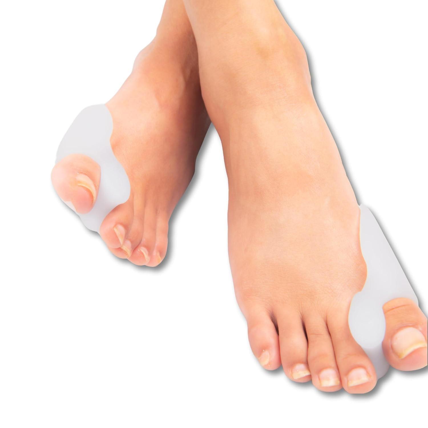 Purastep Toe Separator for Feet Toe Spacers Correct Toes Yoga Silicone Hammer Toe Corrector for Women & Men Correct Toe Straighteners for Overlapping Toes - 1 Pair