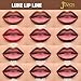 Juvia's Place Coffee Shop Luxe Lip Liner: Brownie - Colorstay Matte Finish Lip Pencil, Makeup for Natural Long Lasting Beauty and Sensational Wear, Lip Stain Kiss Proof Cometics