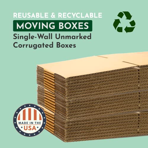 Boxes Fast Small Business Packaging, Shipping Box 20"L X 14"W X 4"H Bulk | Cardboard, Gift, Storage, Medium Corrugated Boxes, 12X10X10 121010 #TOP2