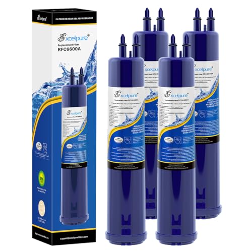 Image of EXCELPURE Replacement for 4396841, EDR3RXD1, Everydrop Filter 3, 4396710, Kenmore 9083, 9030, 46-9083, 46-9030, Refrigerator Water Filter, 4PACK